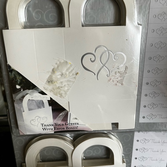 New Three (3) Packages of Twelve (12) Wedding & Shower Thank You Boxes & Tags - Picture 6 of 7